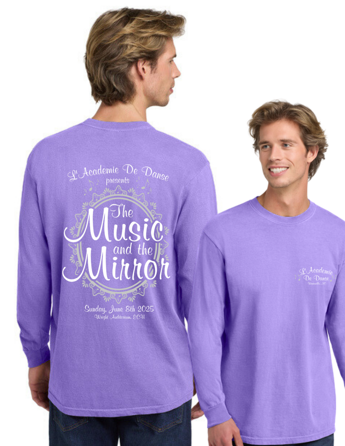LADD - 2025 Recital Tee - "The Music and the Mirror" - Long Sleeve Adult