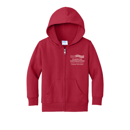 Greenville Classical Conversations TODDLER ZIP Hoodie (PRE-ORDER)