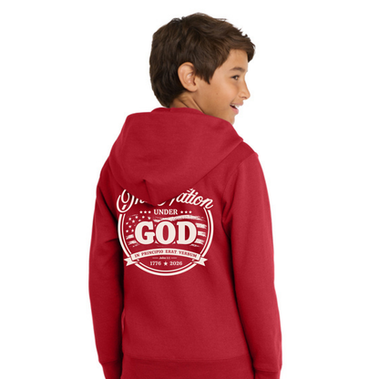 Greenville Classical Conversations YOUTH ZIP FRONT Hoodie (PRE-ORDER)