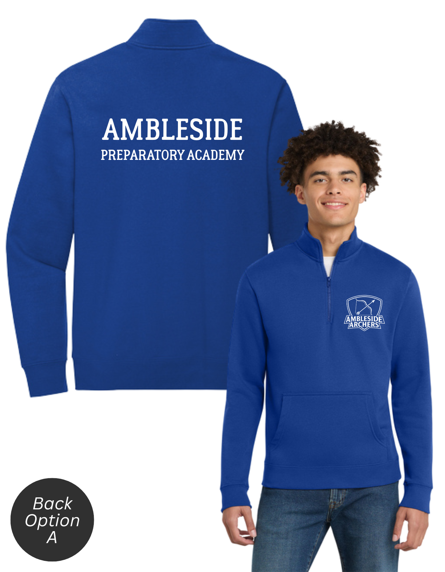 Ambleside Adult 1/4 Zip Sweatshirt - (PRE-ORDER)