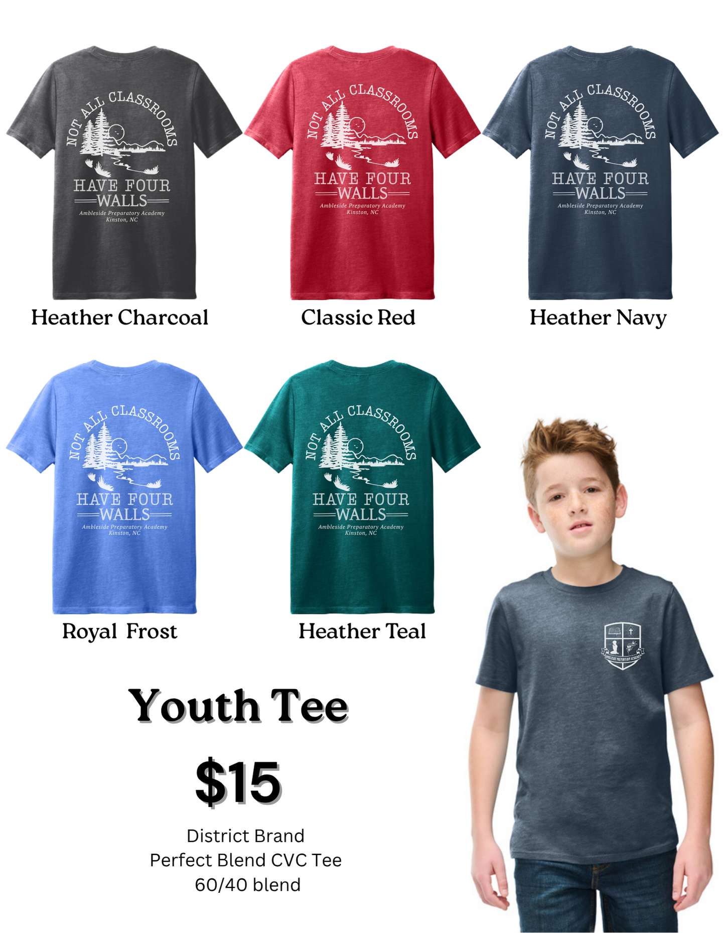 Ambleside Youth Tee Shirt - (PRE-ORDER)