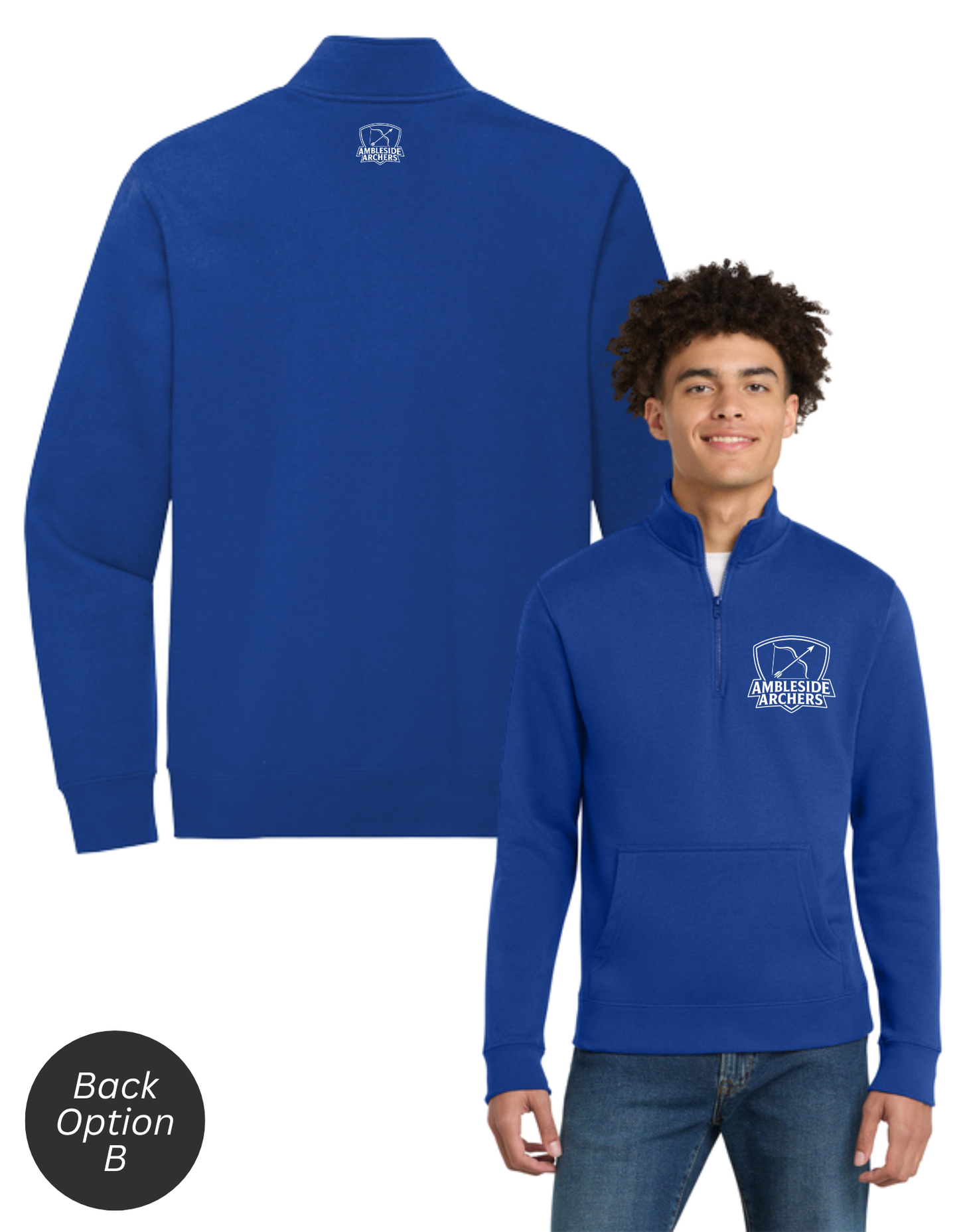 Ambleside Adult 1/4 Zip Sweatshirt - (PRE-ORDER)