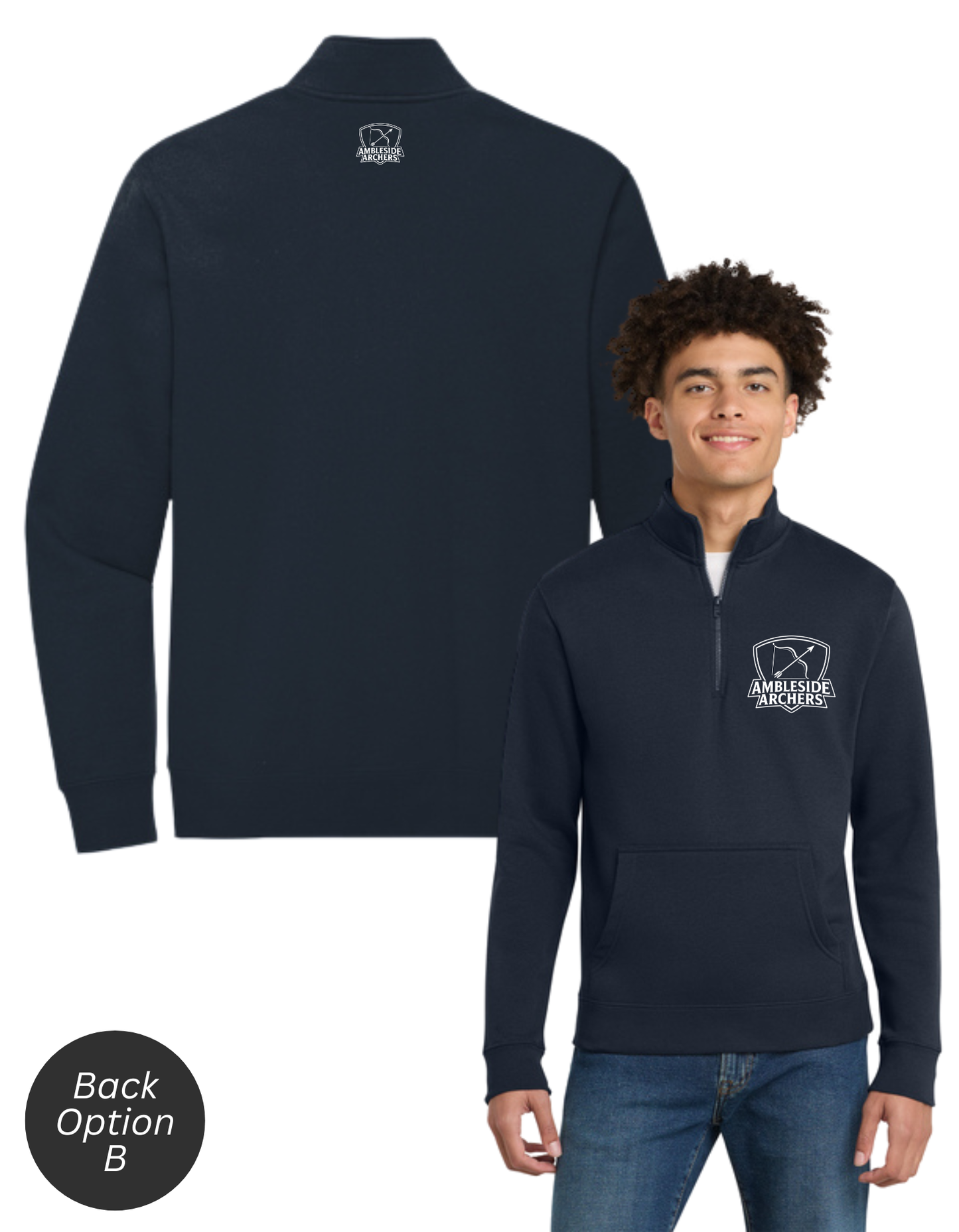 Ambleside Adult 1/4 Zip Sweatshirt - (PRE-ORDER)