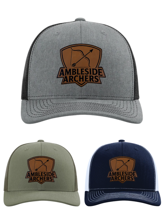 Ambleside Trucker Hat with Leather Patch - (PRE-ORDER)