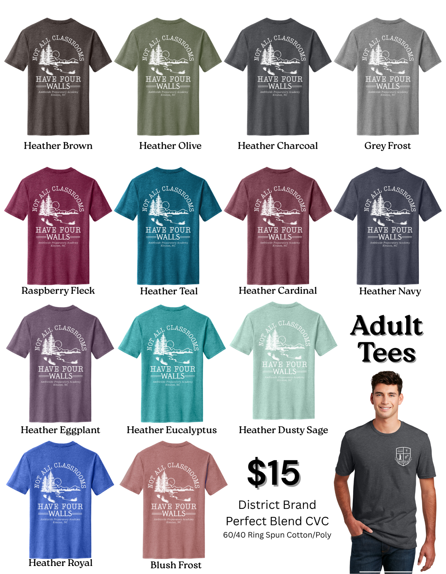 Ambleside Adult Tee Shirt - (PRE-ORDER)