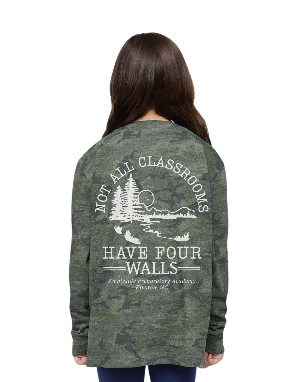 Ambleside LAT Camo YOUTH Long Sleeve Tee Shirt - (PRE-ORDER)