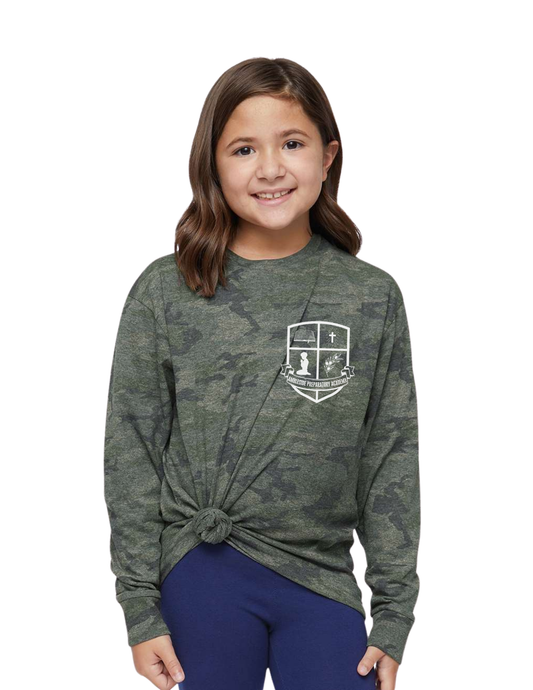 Ambleside LAT Camo YOUTH Long Sleeve Tee Shirt - (PRE-ORDER)
