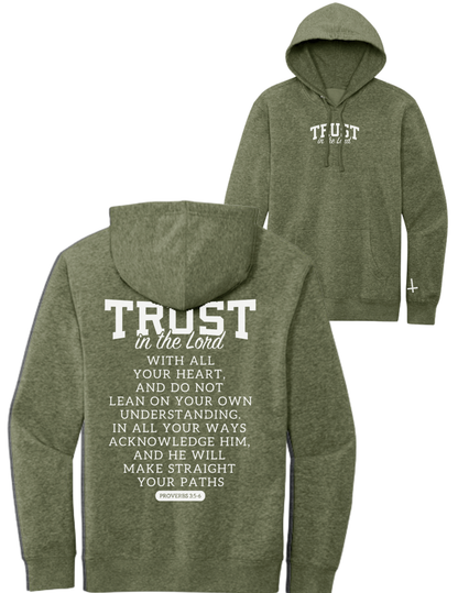 “TRUST” Proverbs 3:5-6 Hoodie — Fundraiser for Jillian’s Mission Trip (PRE-ORDER)