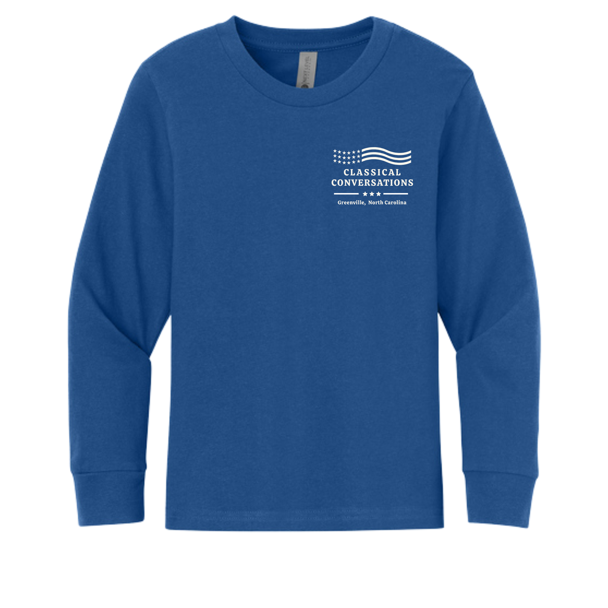 Greenville Classical Conversations YOUTH Long Sleeve T-Shirt (PRE-ORDER)