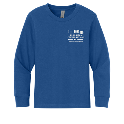 Greenville Classical Conversations YOUTH Long Sleeve T-Shirt (PRE-ORDER)