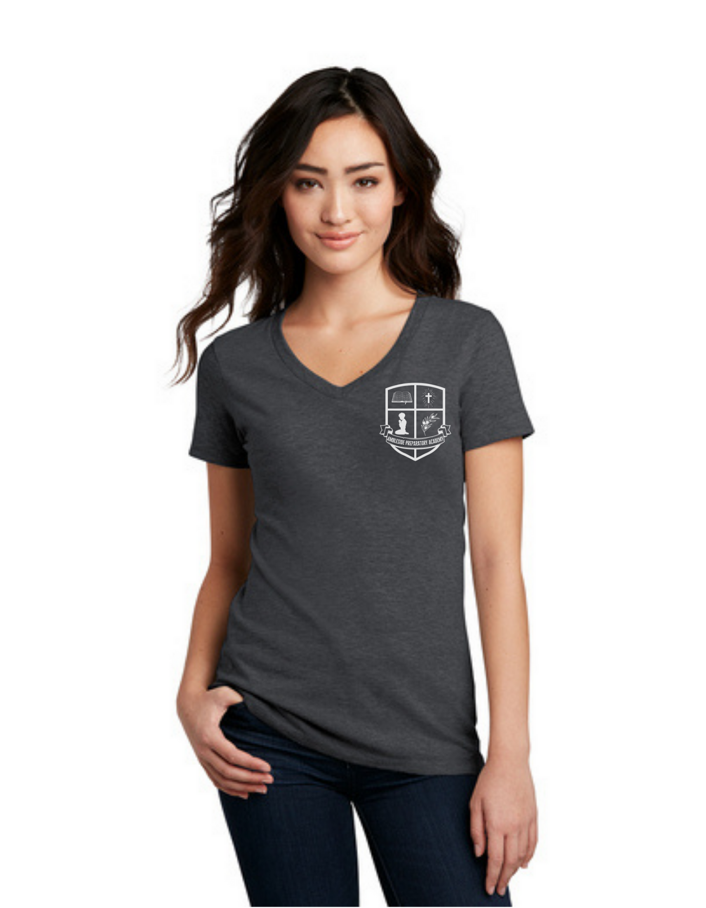 Ambleside Ladies V-Neck Short Sleeve Tee Shirt - (PRE-ORDER)