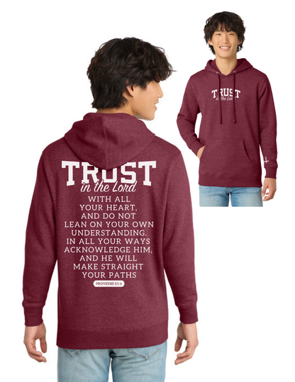 “TRUST” Proverbs 3:5-6 Hoodie — Fundraiser for Jillian’s Mission Trip (PRE-ORDER)