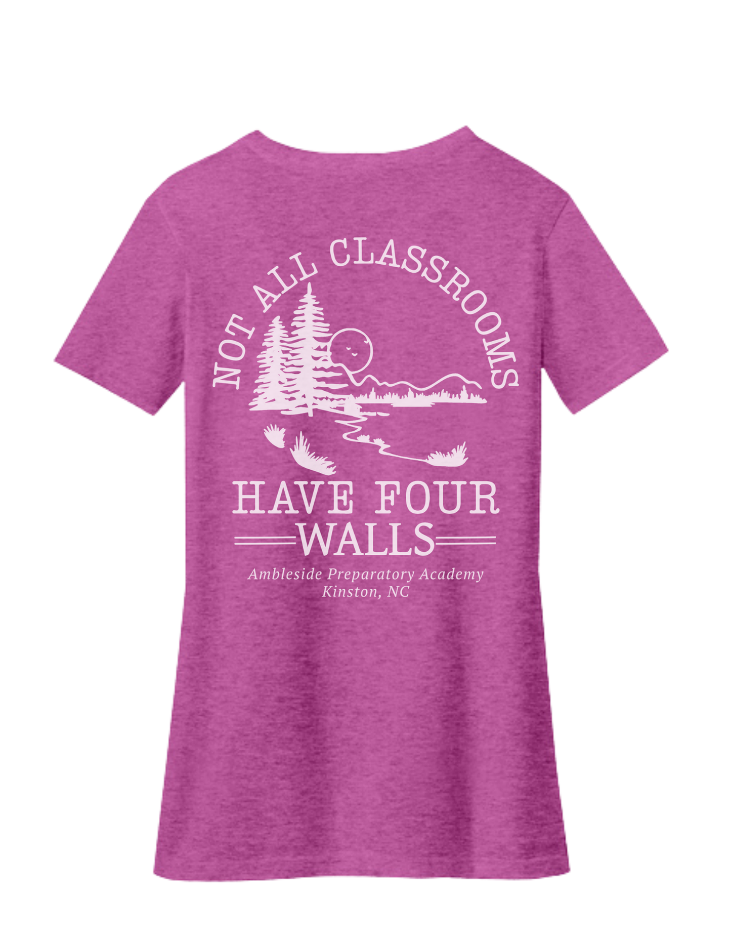 Ambleside Ladies V-Neck Short Sleeve Tee Shirt - (PRE-ORDER)