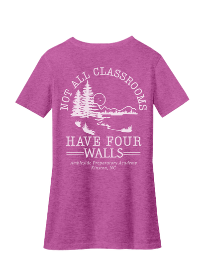 Ambleside Ladies V-Neck Short Sleeve Tee Shirt - (PRE-ORDER)