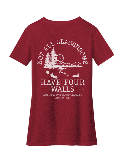 Ambleside Ladies V-Neck Short Sleeve Tee Shirt - (PRE-ORDER)