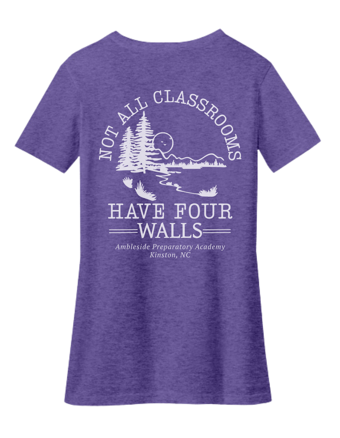 Ambleside Ladies V-Neck Short Sleeve Tee Shirt - (PRE-ORDER)