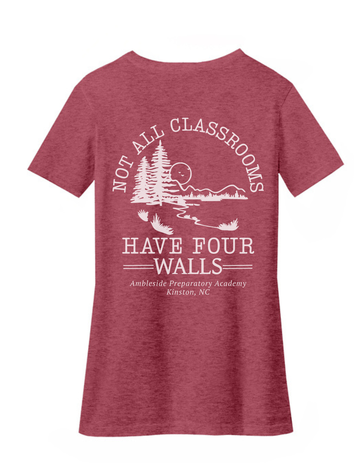 Ambleside Ladies V-Neck Short Sleeve Tee Shirt - (PRE-ORDER)