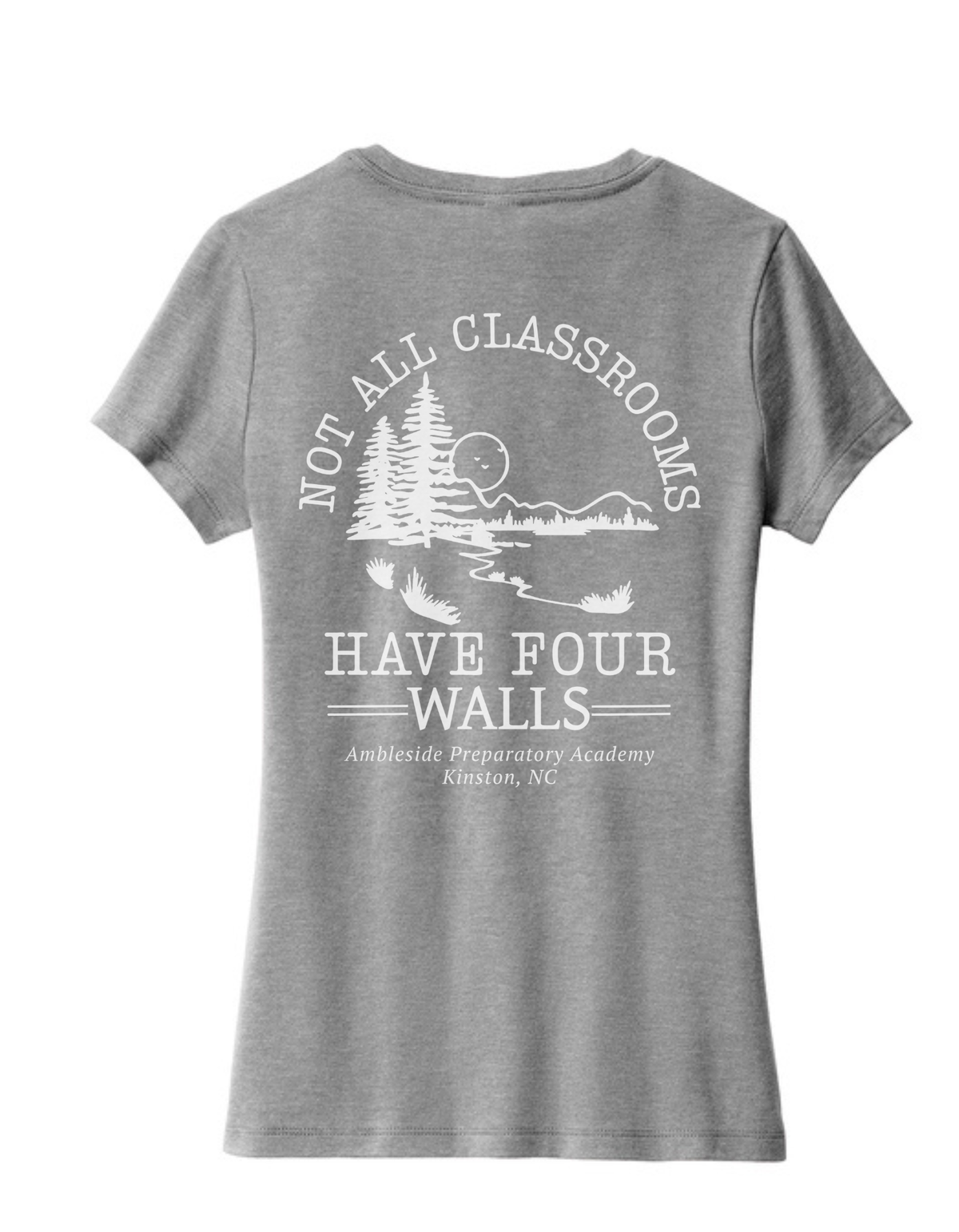 Ambleside Ladies V-Neck Short Sleeve Tee Shirt - (PRE-ORDER)