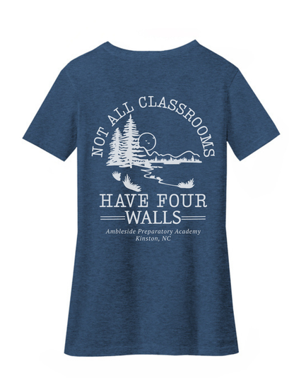 Ambleside Ladies V-Neck Short Sleeve Tee Shirt - (PRE-ORDER)