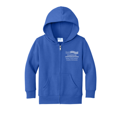 Greenville Classical Conversations TODDLER ZIP Hoodie (PRE-ORDER)