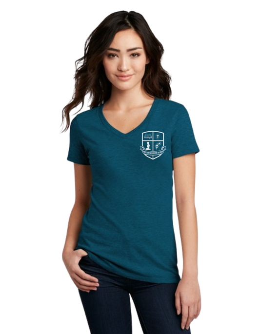 Ambleside Ladies V-Neck Short Sleeve Tee Shirt - (PRE-ORDER)