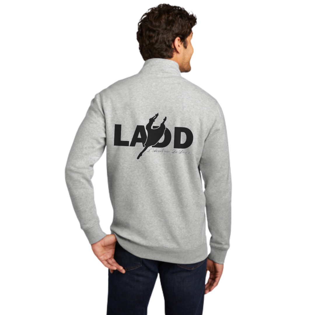 LADD - ADULT - Dads and Dudes - 1/4 Zip Light Heather Grey (PRE-ORDER)