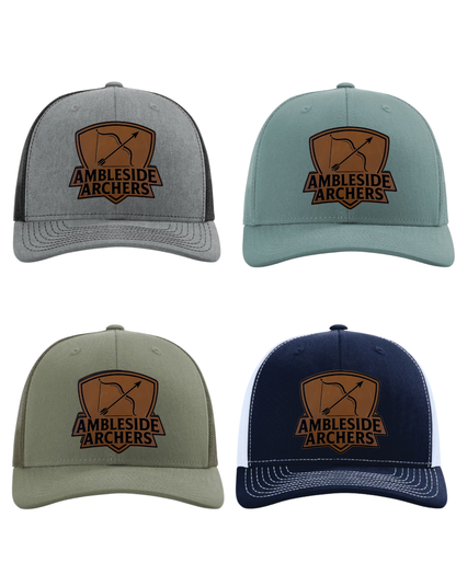 Ambleside Trucker Hat with Leather Patch - (PRE-ORDER)